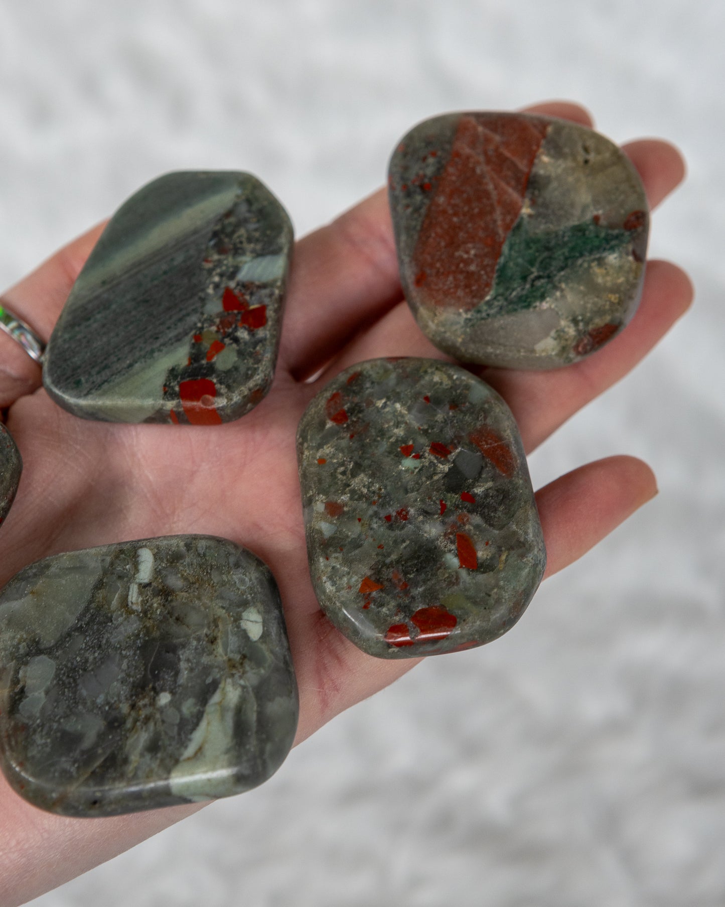 Bloodstone Smooth Stone