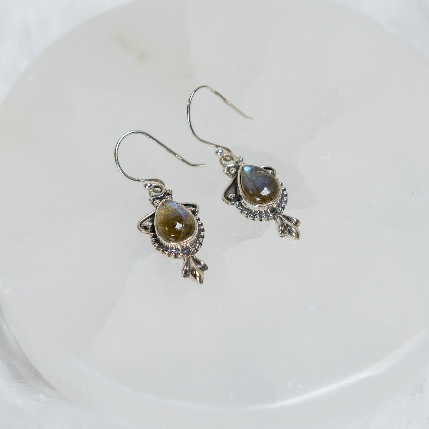 Sterling Silver Labradorite Earrings