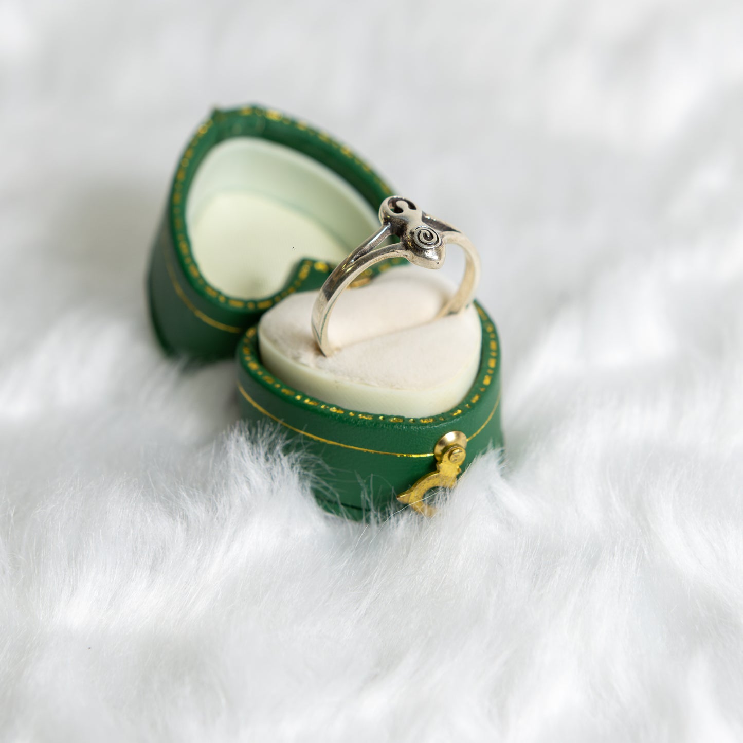 Sterling Silver Goddess Ring Size R