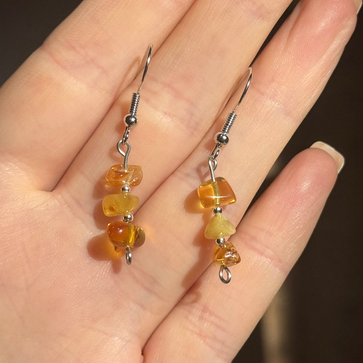 Amber Earrings