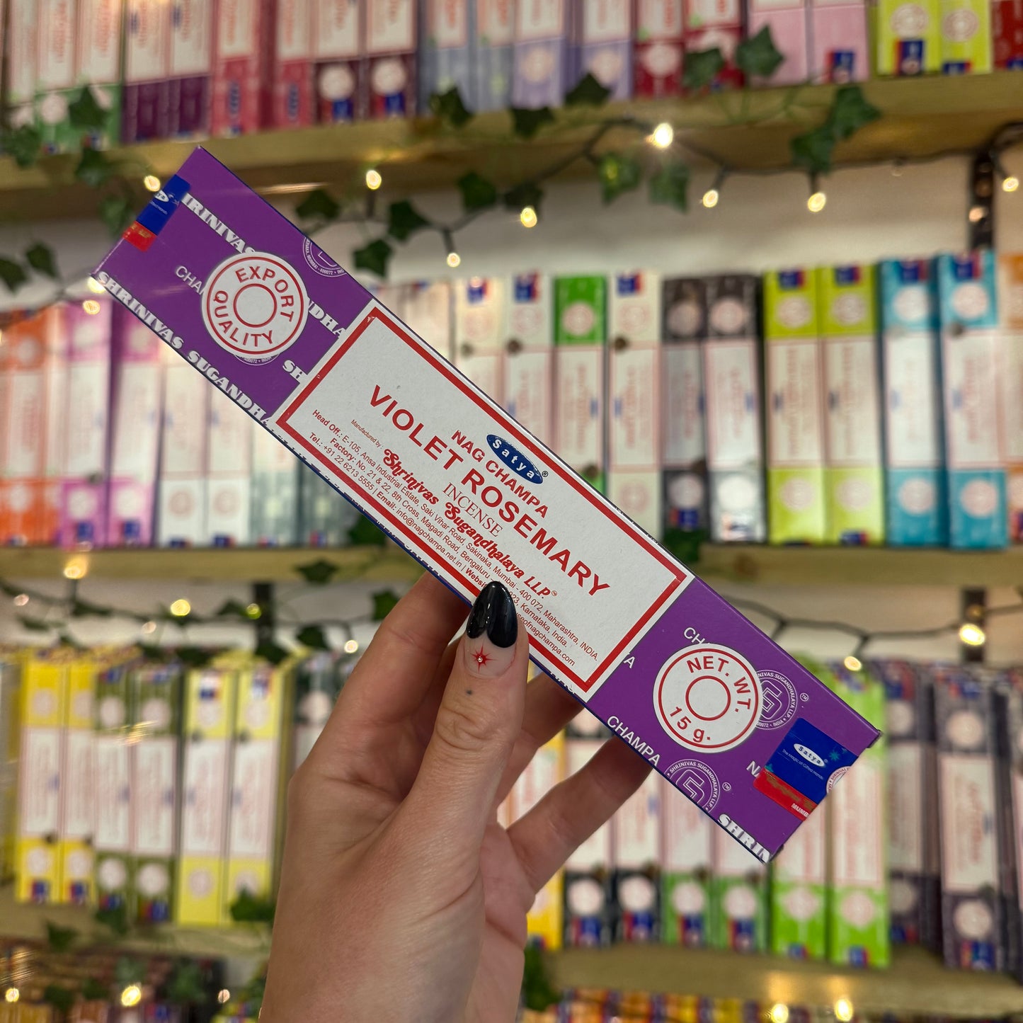 Violet Rosemary Satya Incense
