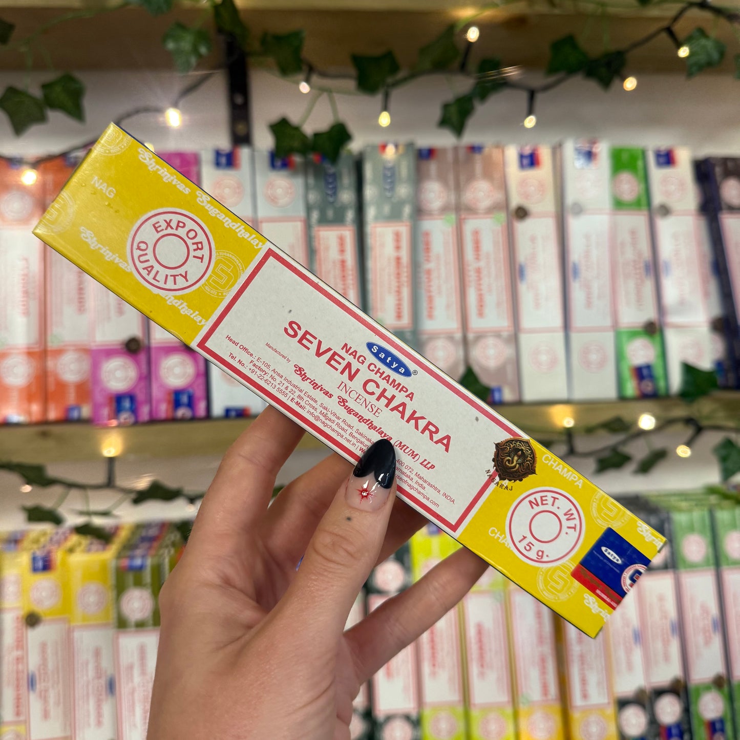 Seven Chakra Satya Incense