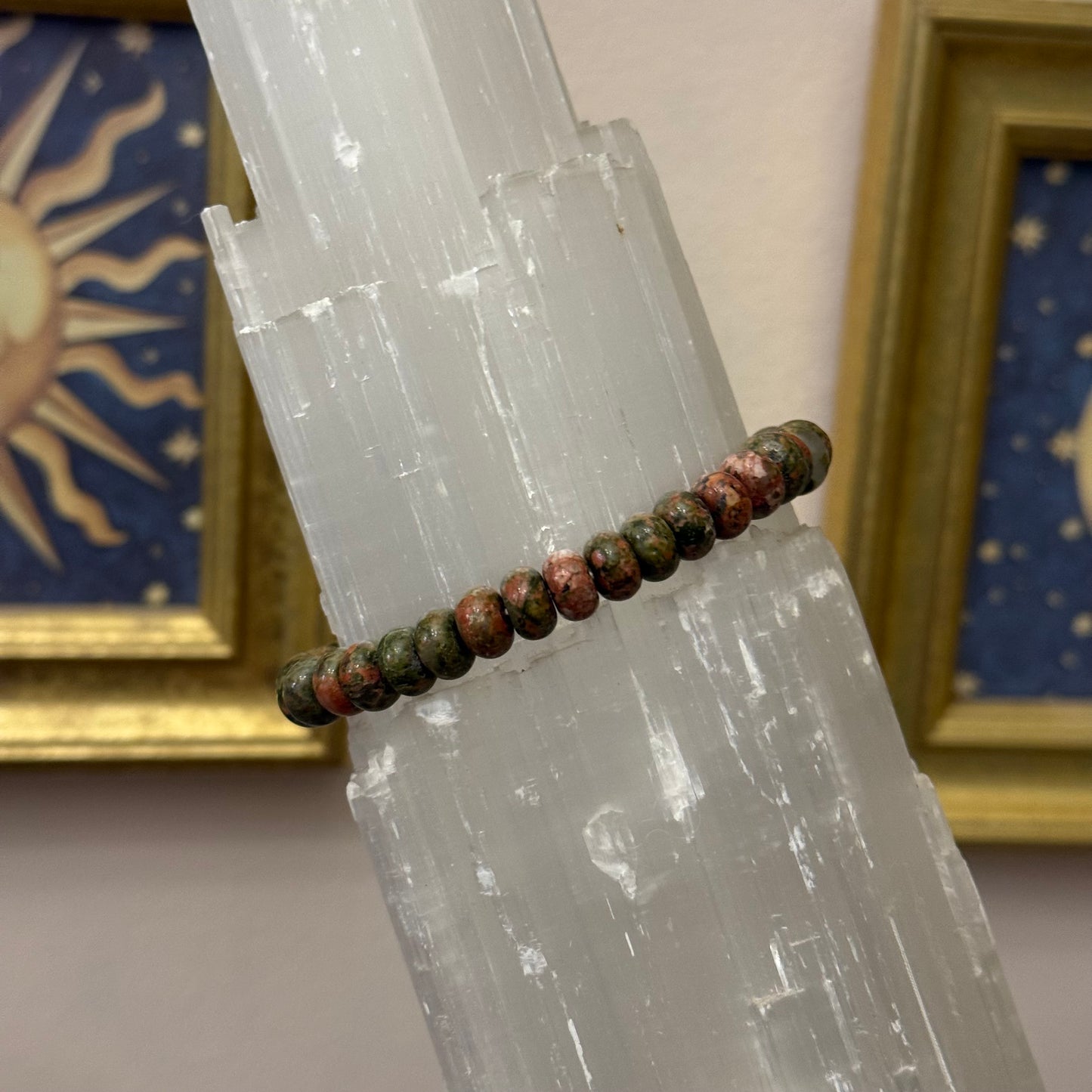 Unakite Donut Bracelet