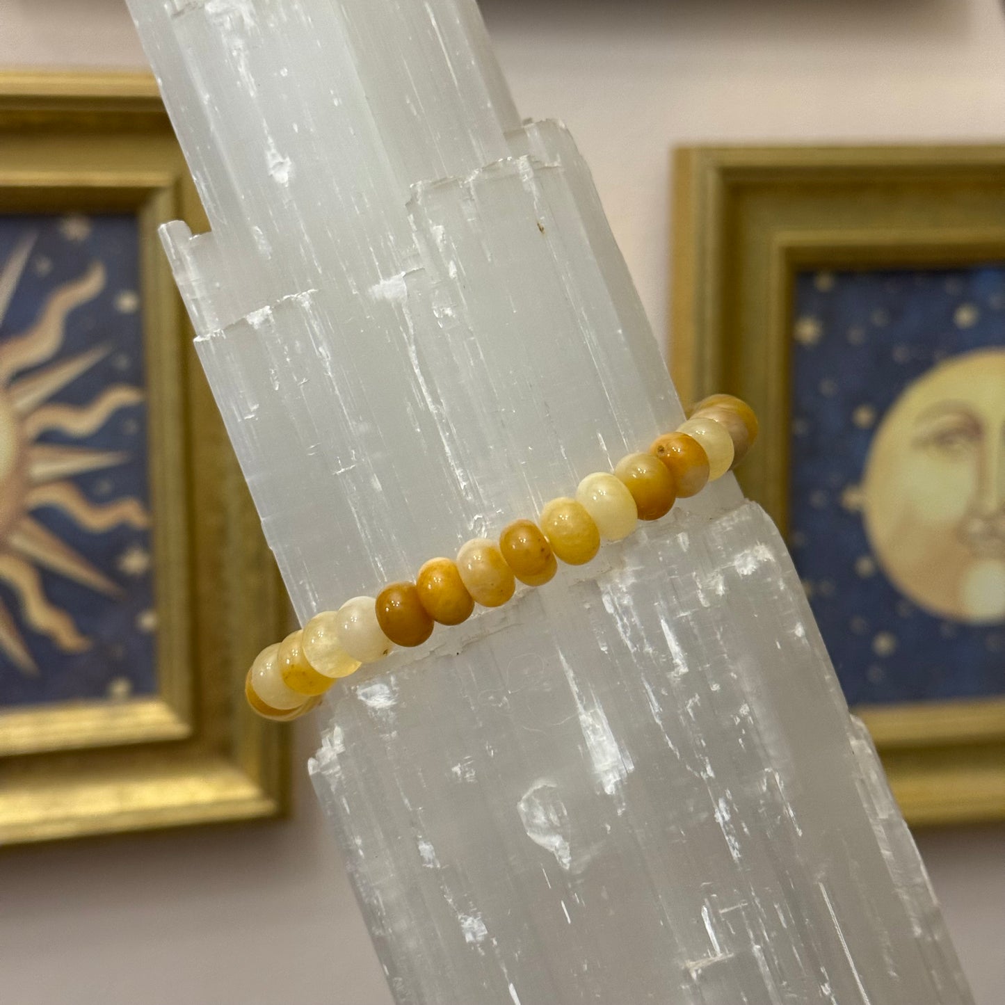 Yellow Aventurine Donut Bracelet