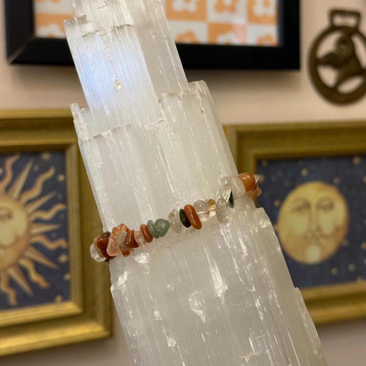 Mixed Rutilated Quartz Bracelet