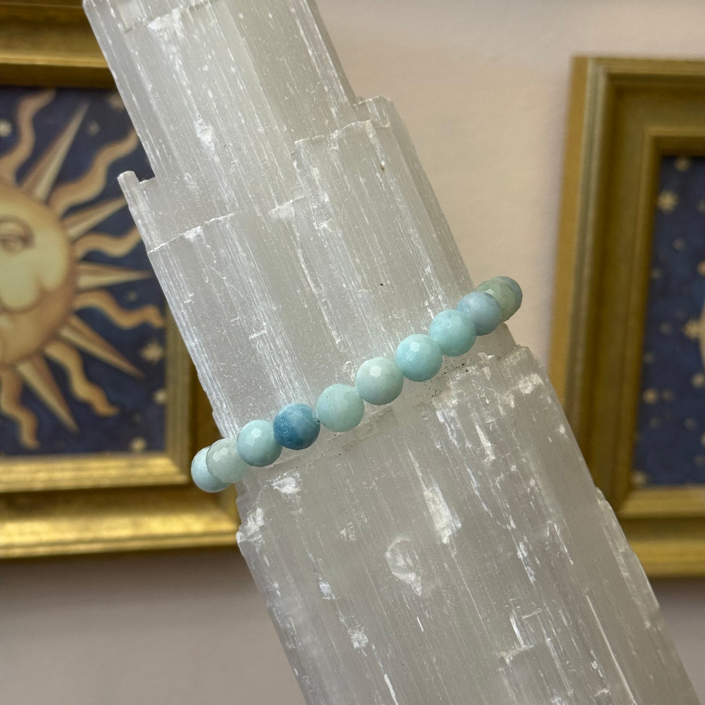 Faceted Amazonite Bracelet
