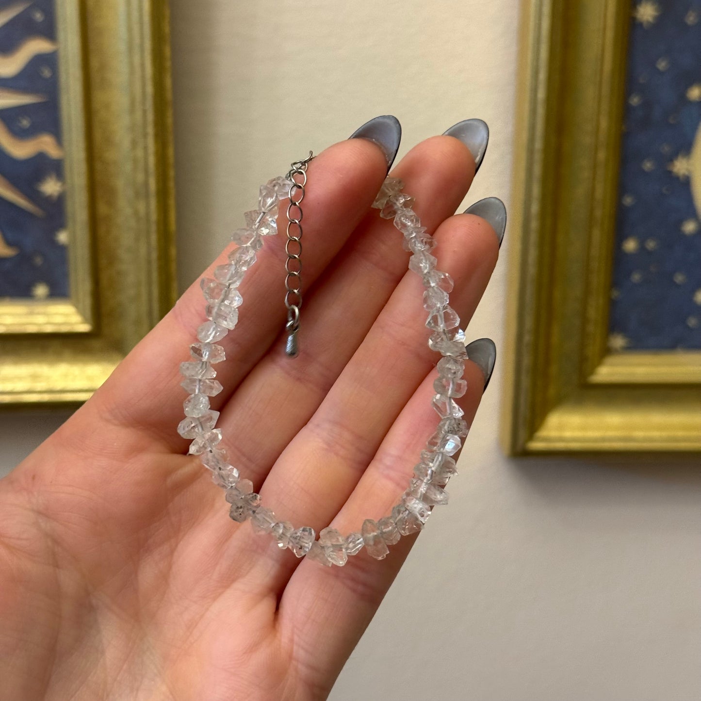 Herkimer Diamond Adjustable Bracelet