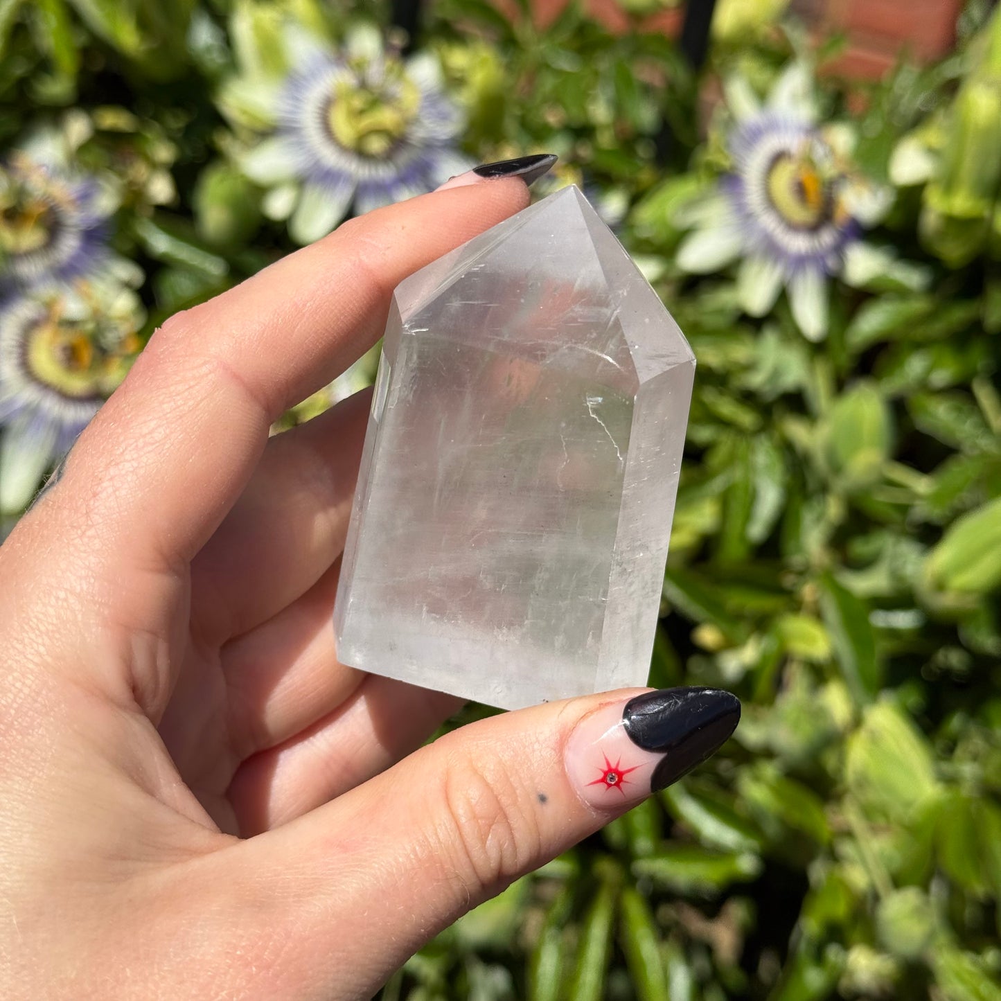 Clear Calcite Tower