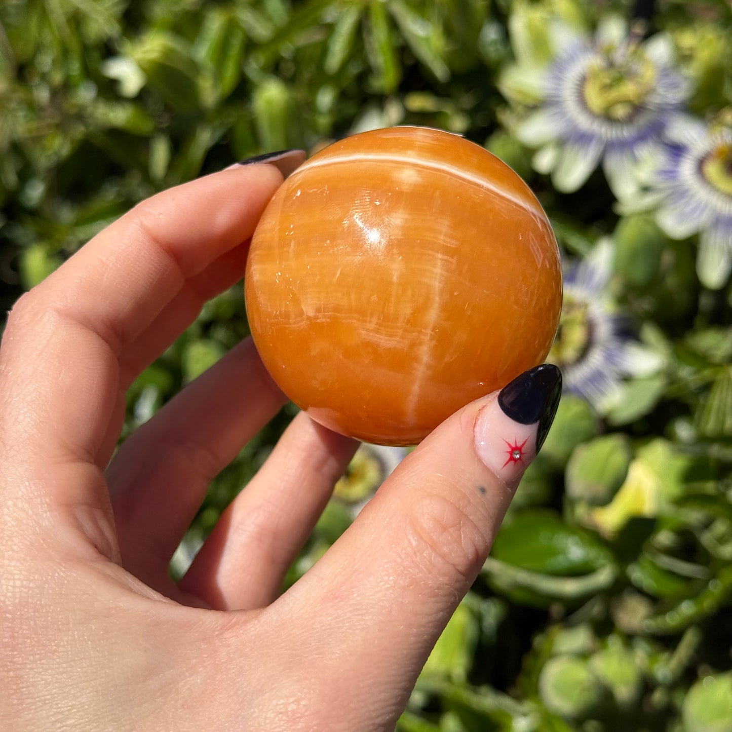 Orange Calcite Sphere