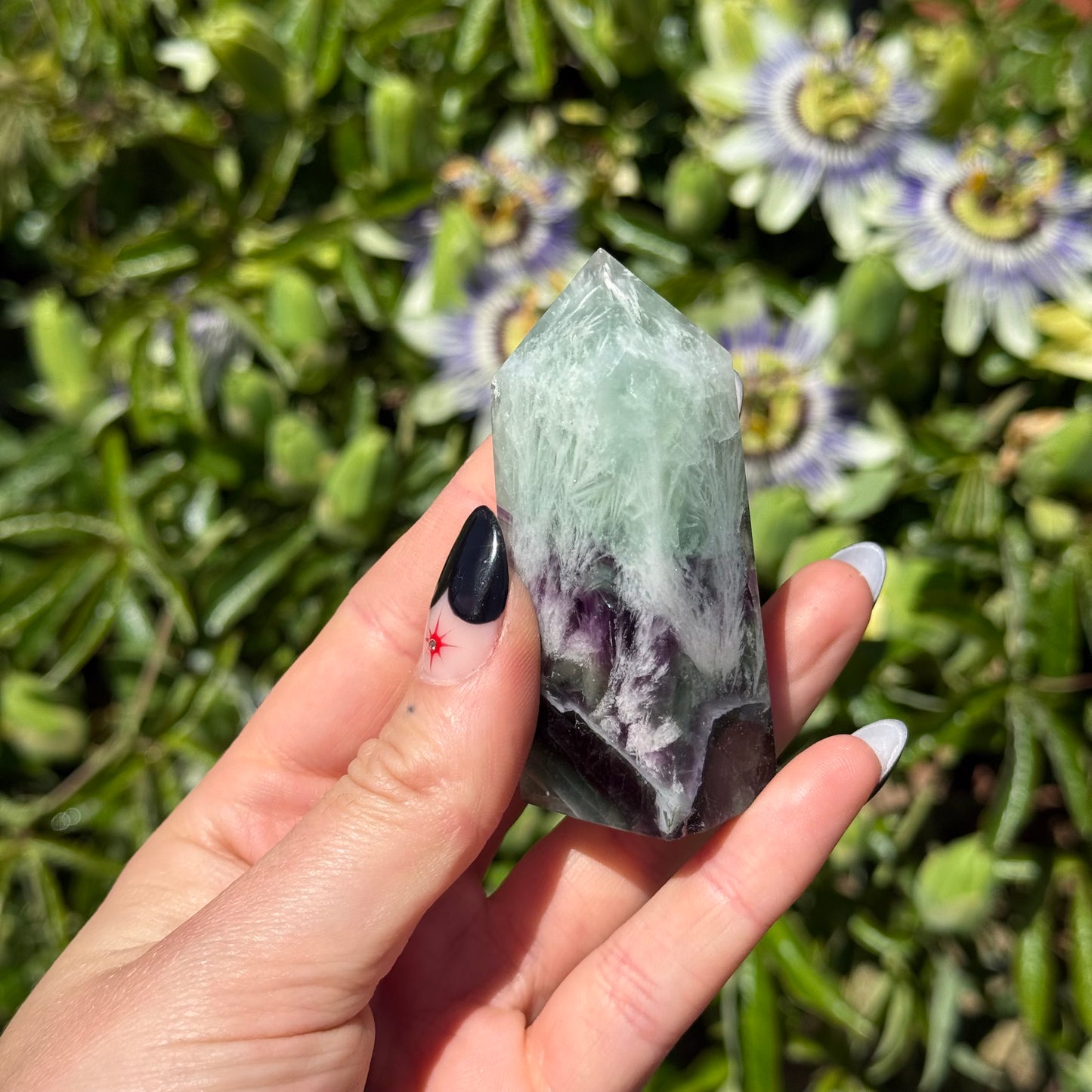 Fluorite With Scolecite