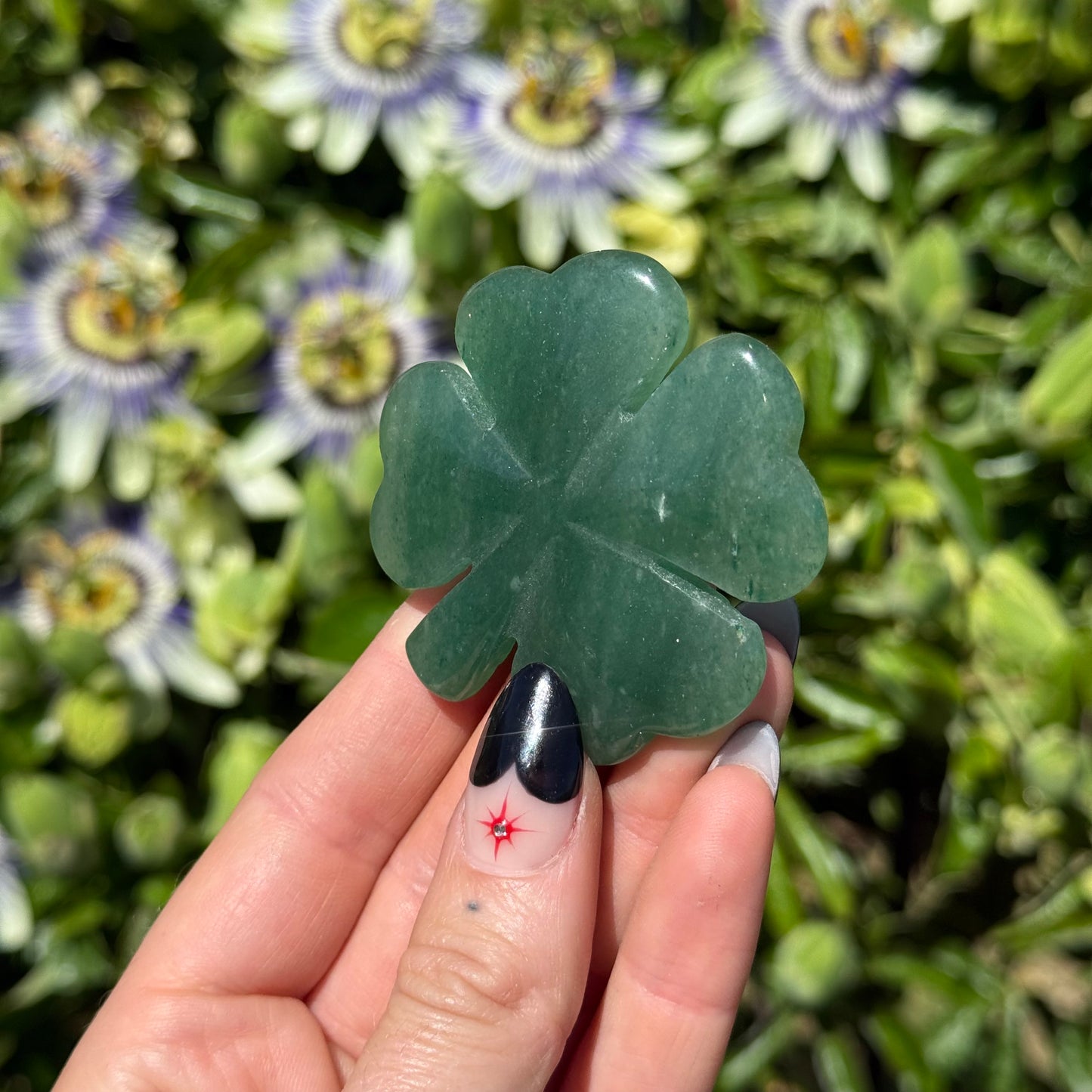 Green Aventurine Clover
