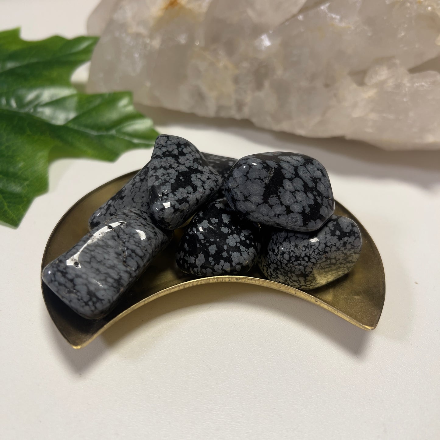 1pcs Snowflake Obsidian