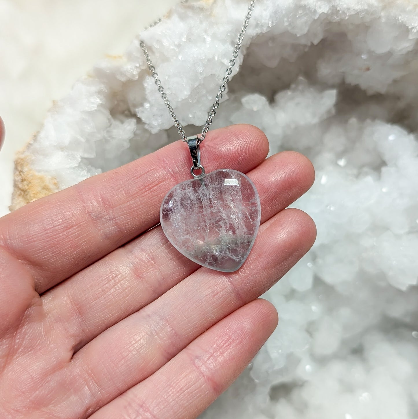 Fluorite Heart Necklace