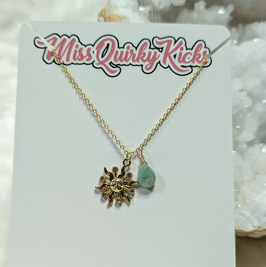 Sun & Amazonite Necklace