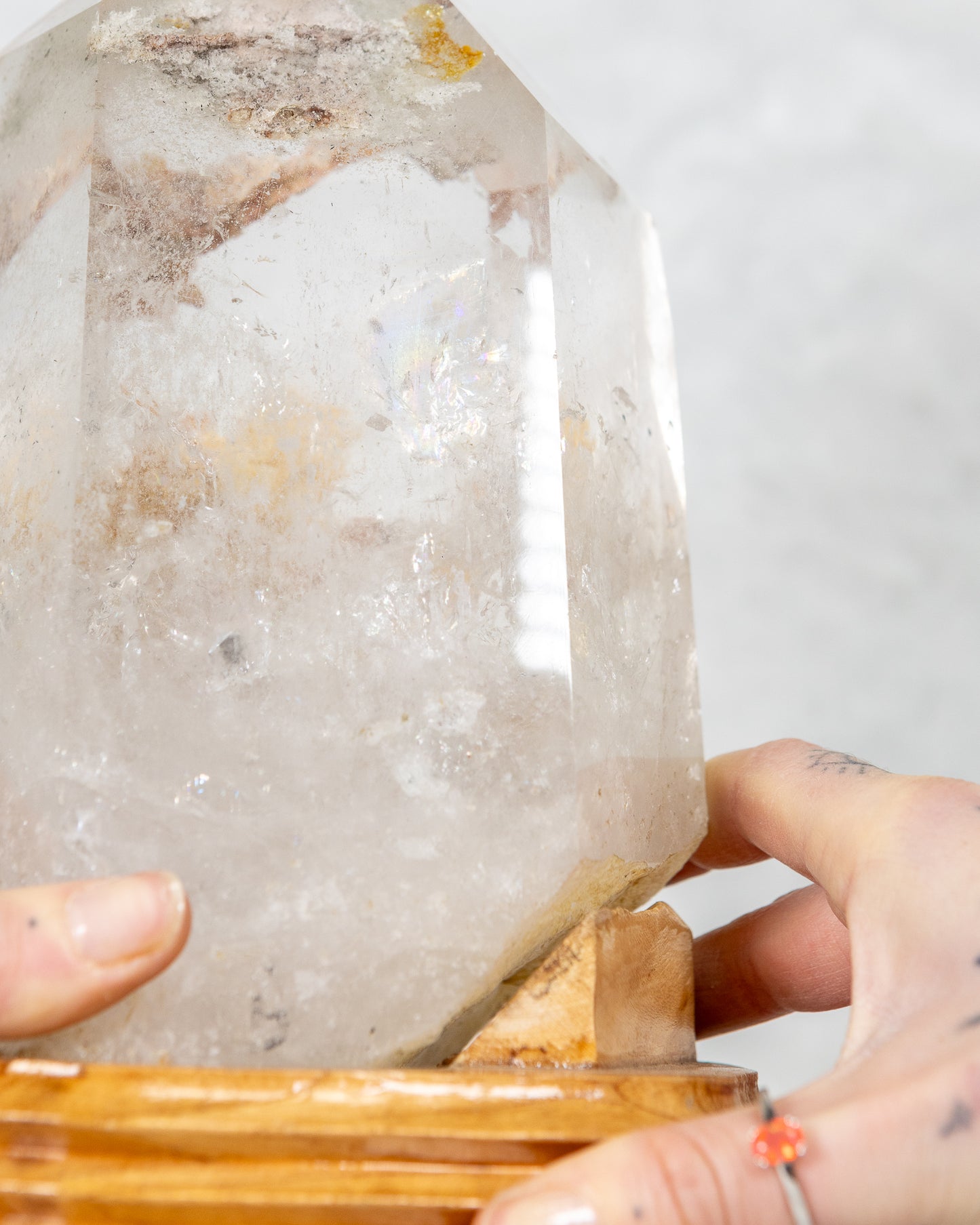 Clear Quartz On Base