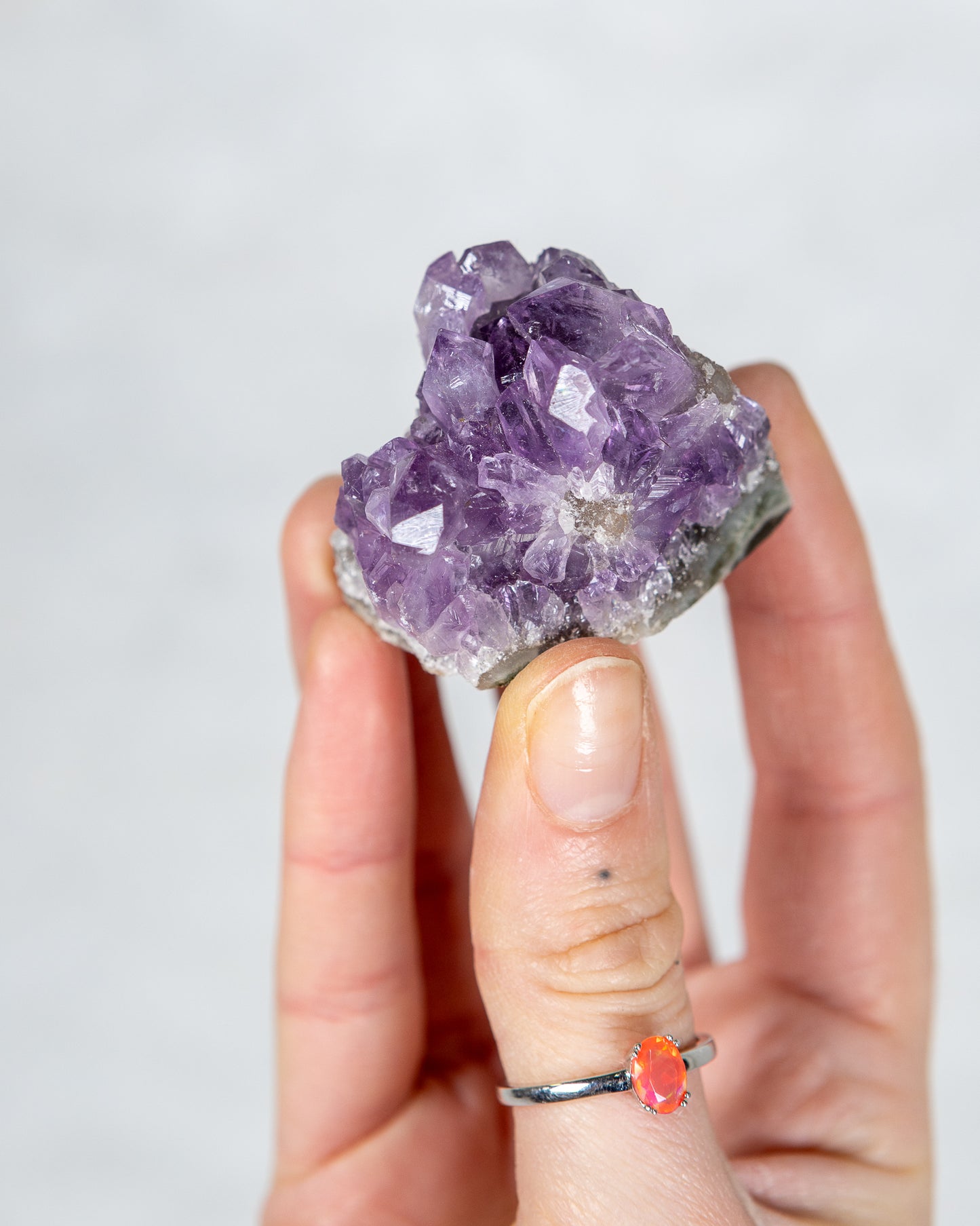 1pcs Mini Amethyst Cluster