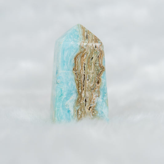 Blue Aragonite Tower