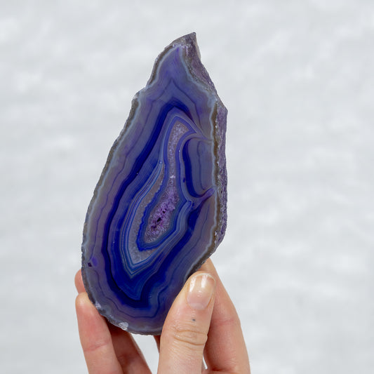 Thick Purple Agate Slab