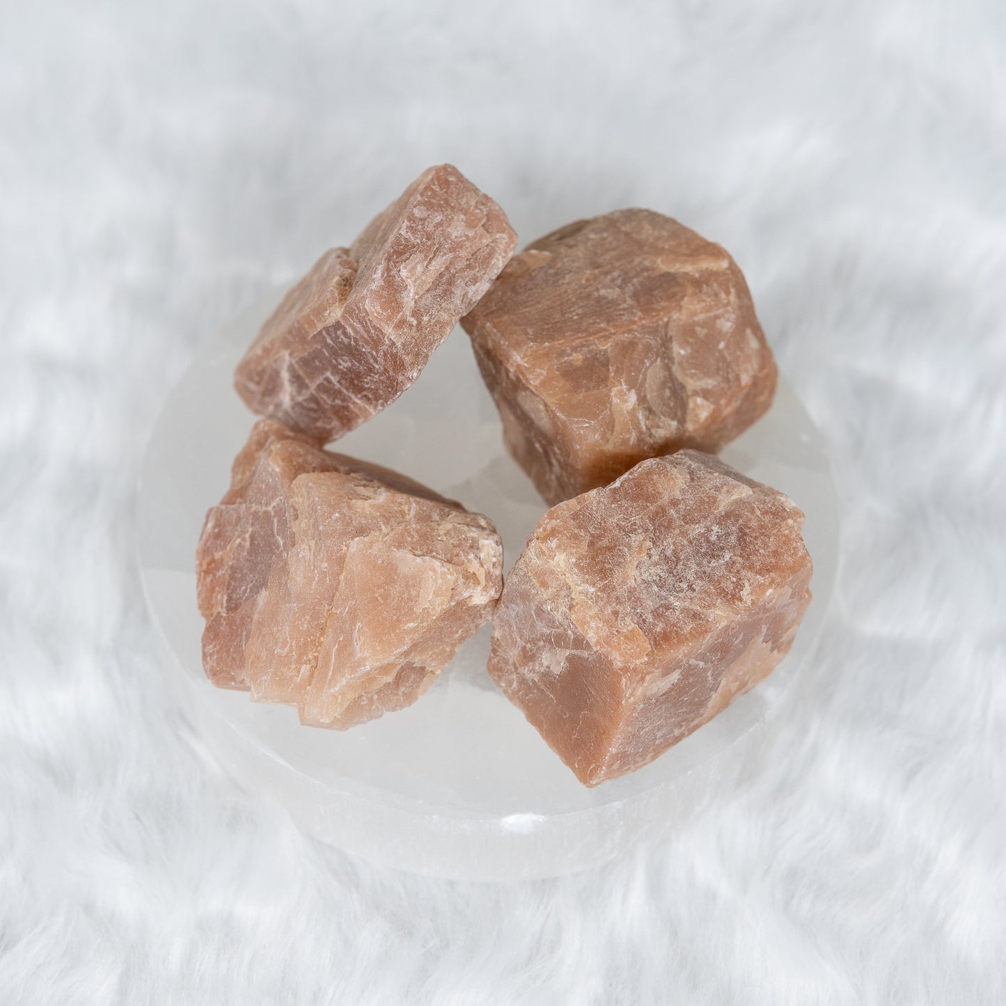 Raw Peach Moonstone