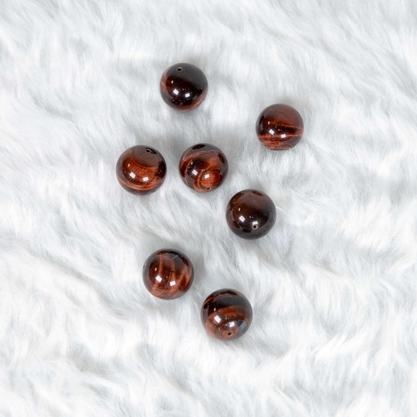 Red Tigers Eye Sphere - Drilled