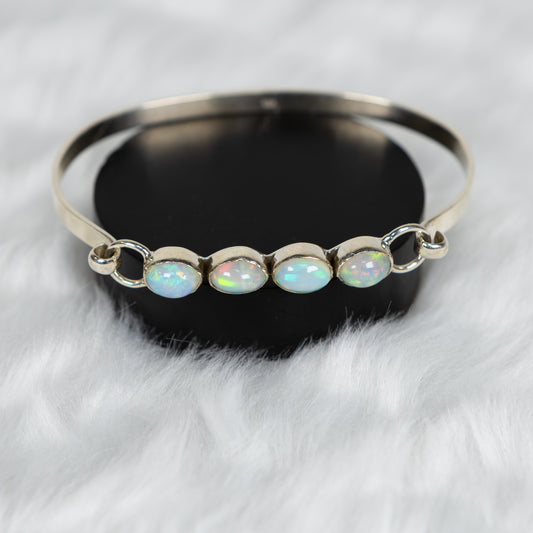 Sterling Silver Opal Bracelet