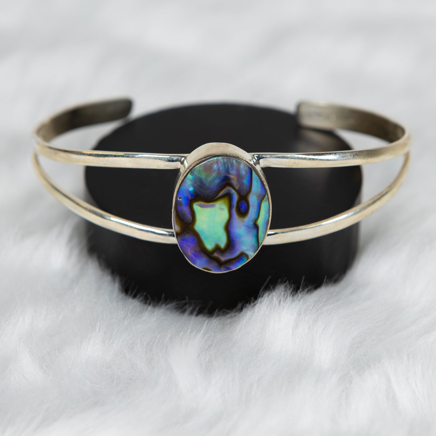 Sterling Abalone Bracelet