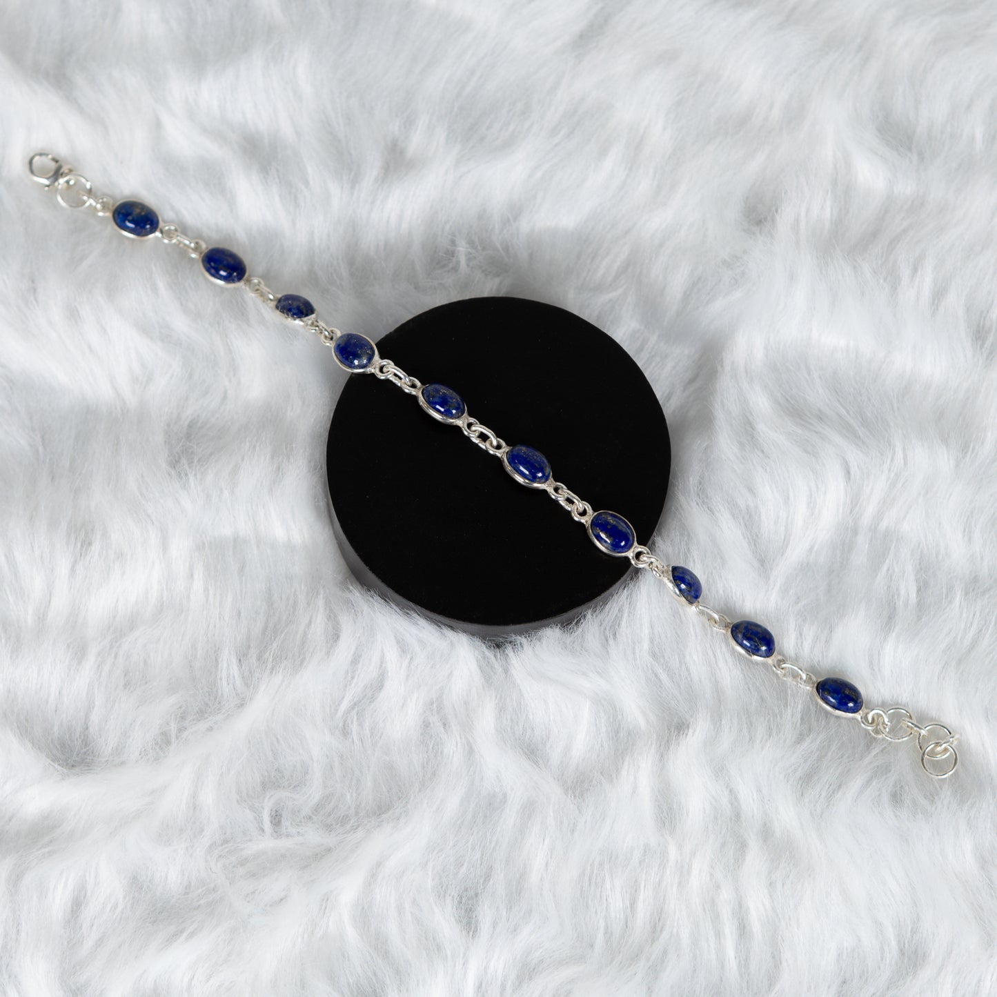 Sterling Silver Lapis Lazuli Bracelet