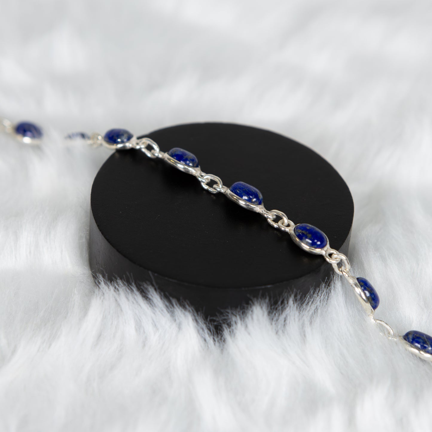 Sterling Silver Lapis Lazuli Bracelet