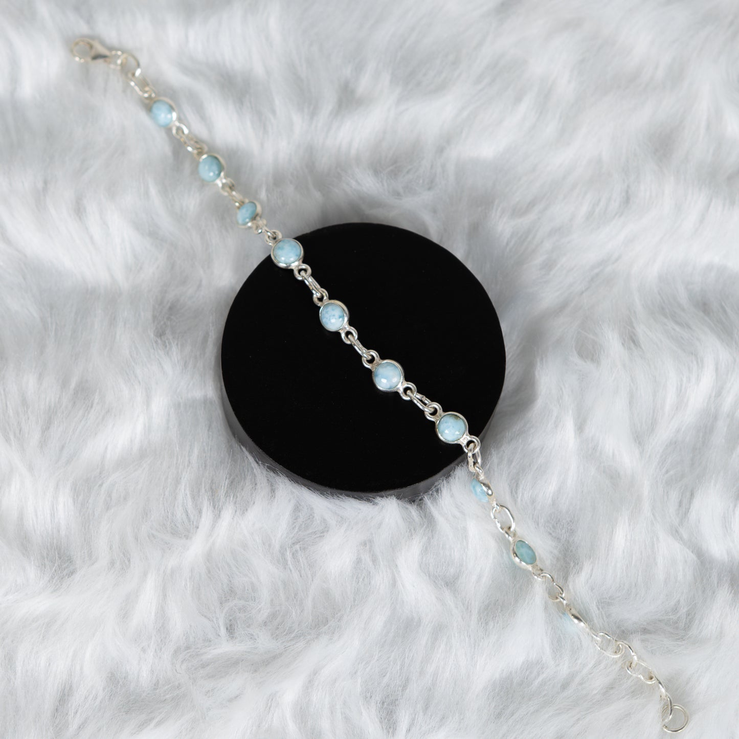 Sterling Silver Larimar Bracelet