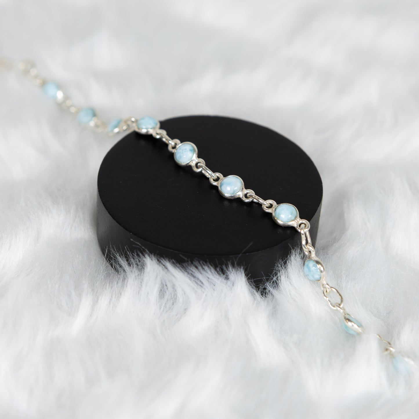 Sterling Silver Larimar Bracelet