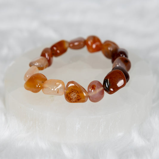 Carnelian Tumble Bracelet