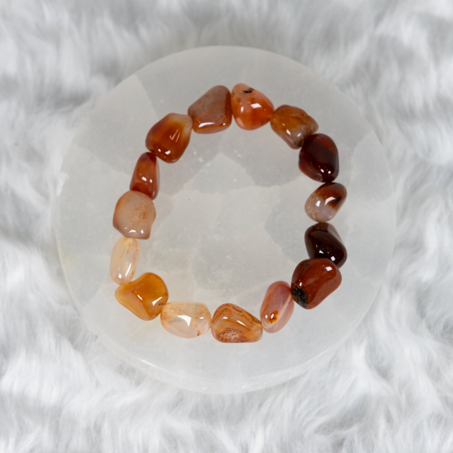 Carnelian Tumble Bracelet