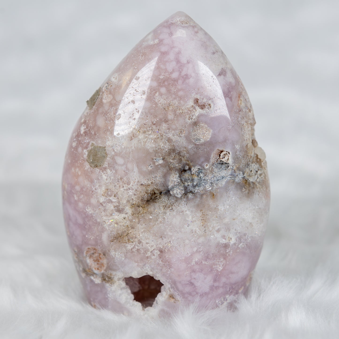 Druzy Pink Amethyst Freeform