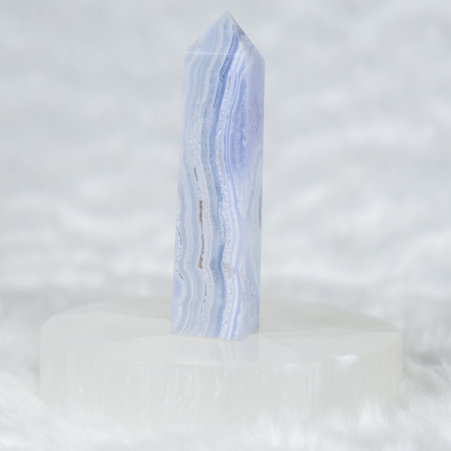 Blue Lace Agate Tower