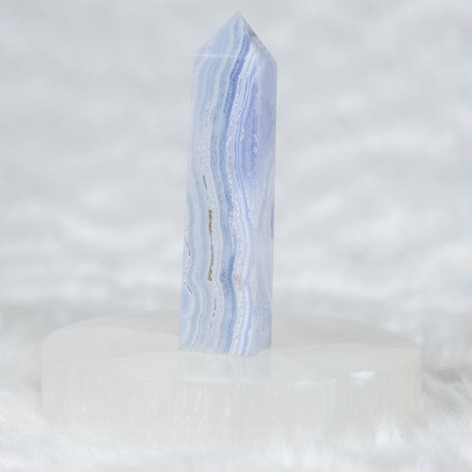 Blue Lace Agate Tower