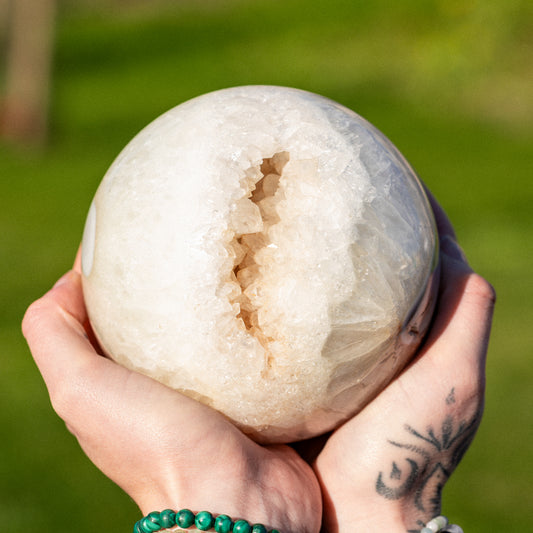 Druzy Agate Sphere