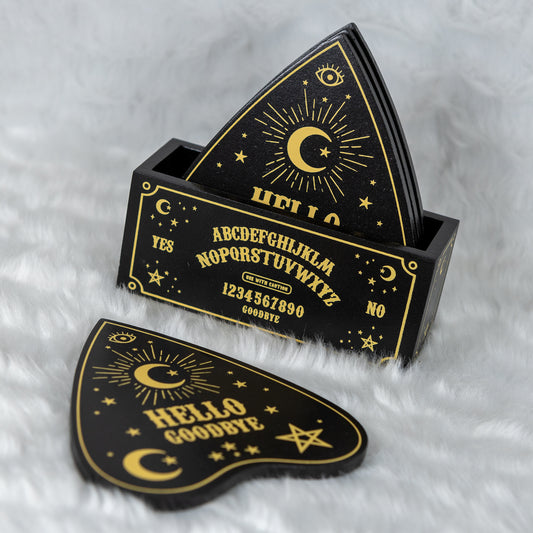 Ouija 4pcs Coaster Set With Holder