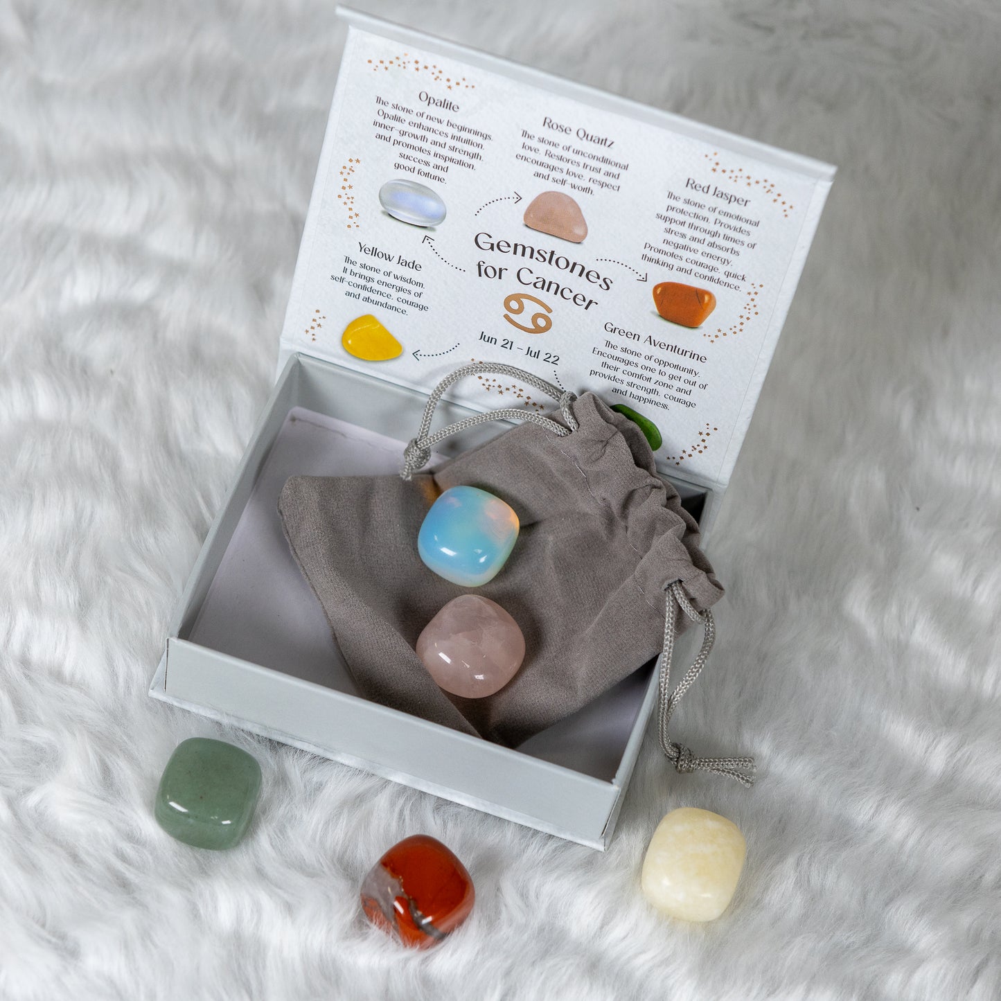 Cancer Crystal Gift Set