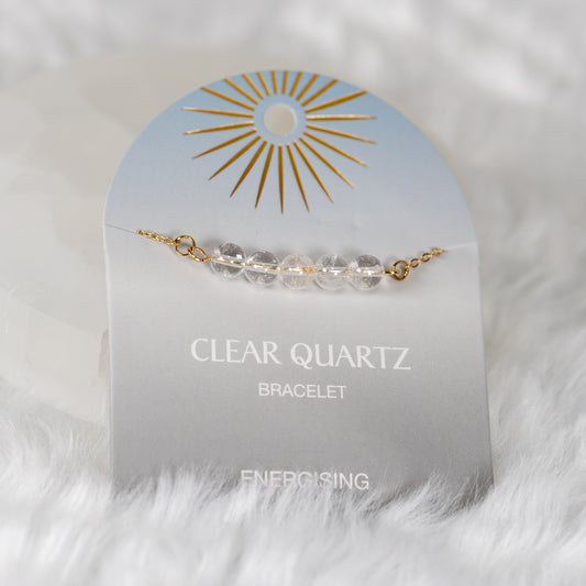 Clear Quartz Bracelet - Energising