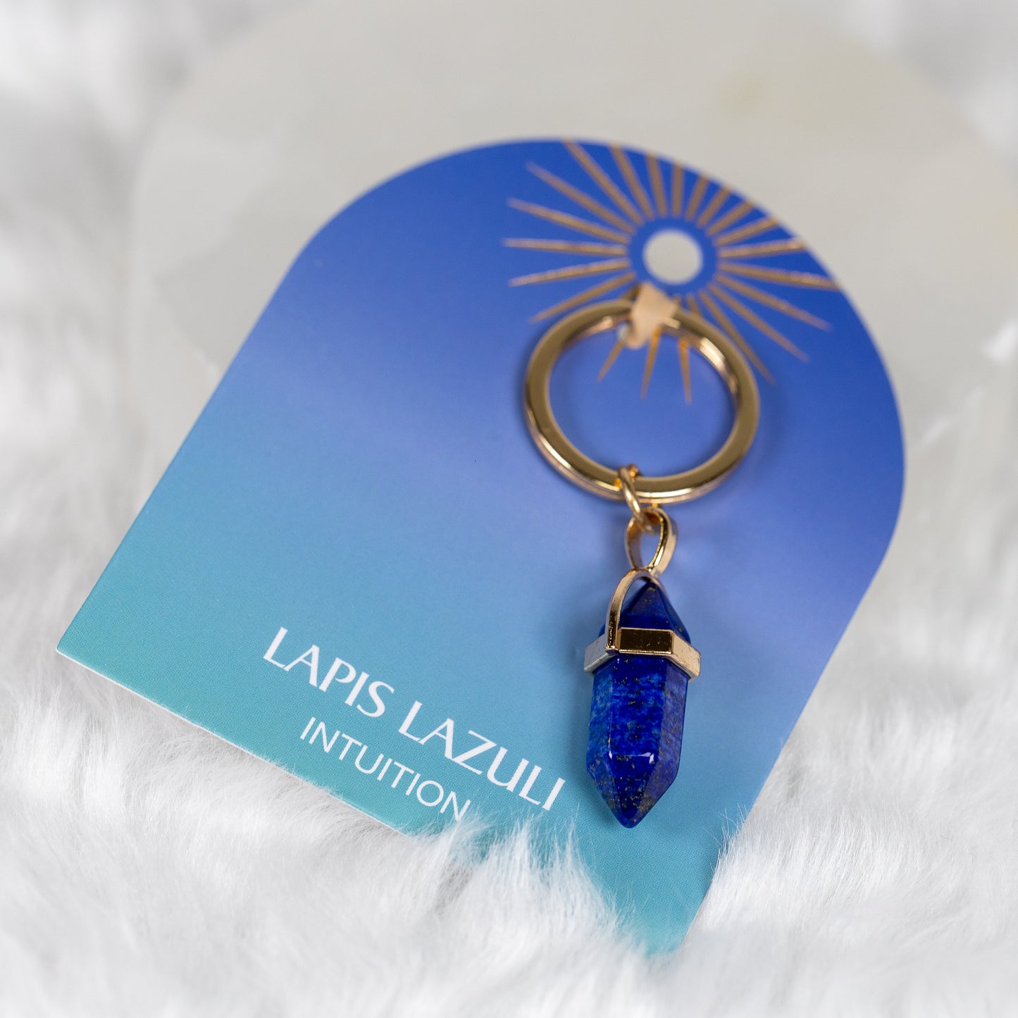 Lapis Lazuli Keyring - Intuition