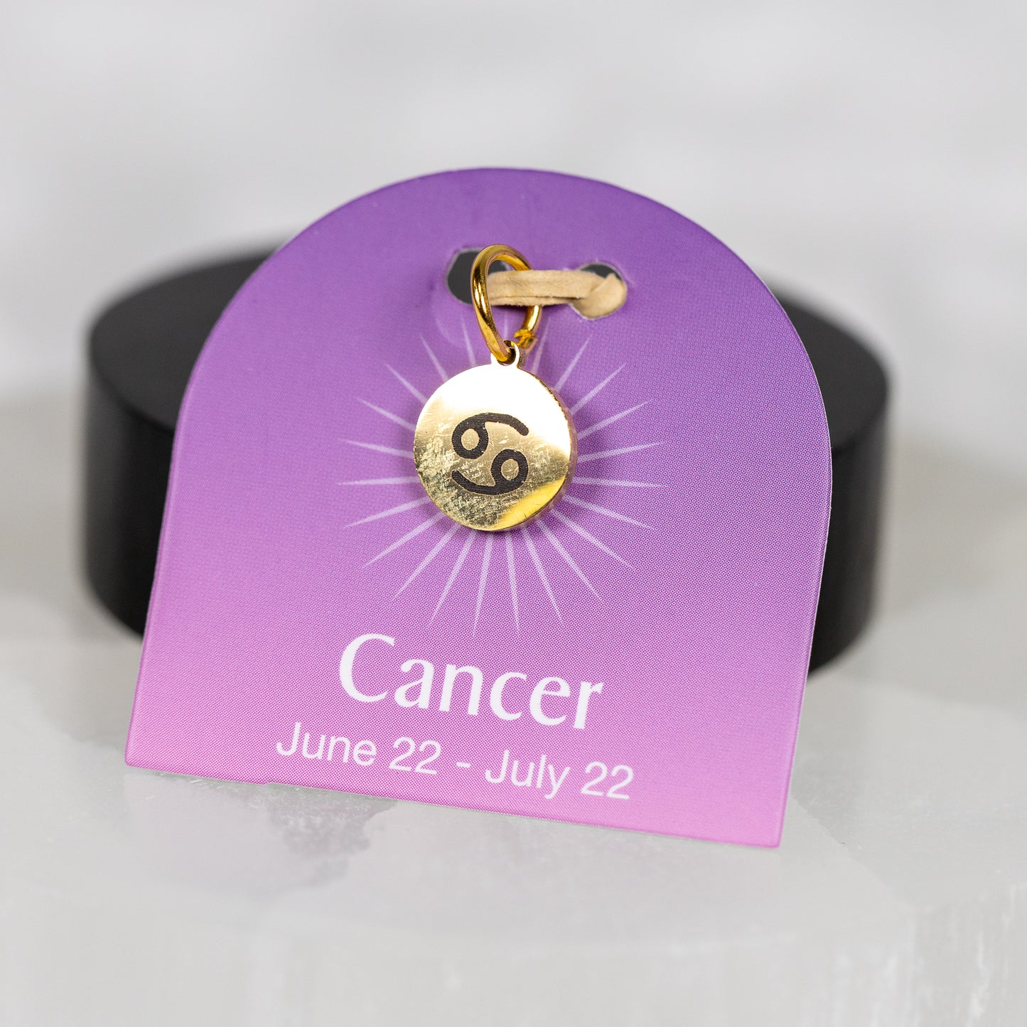 Cancer Zodiac Gold Tone Charm