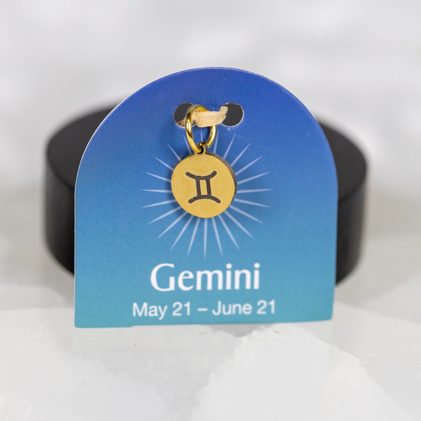 Gemini Zodiac Gold Tone Charm