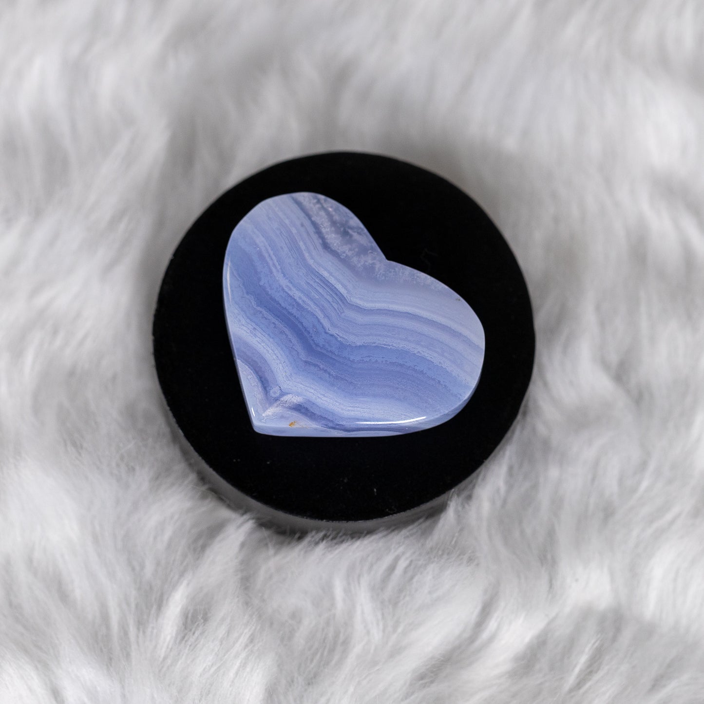 Blue Lace Agate Heart