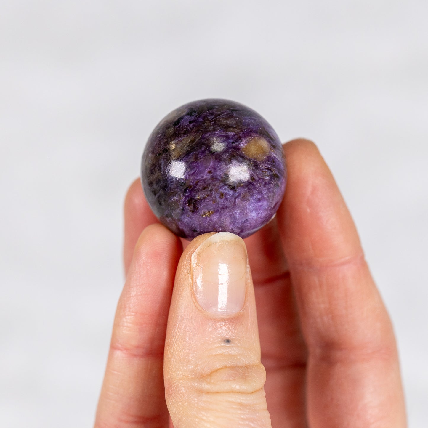 Charoite Sphere - FRIDAY