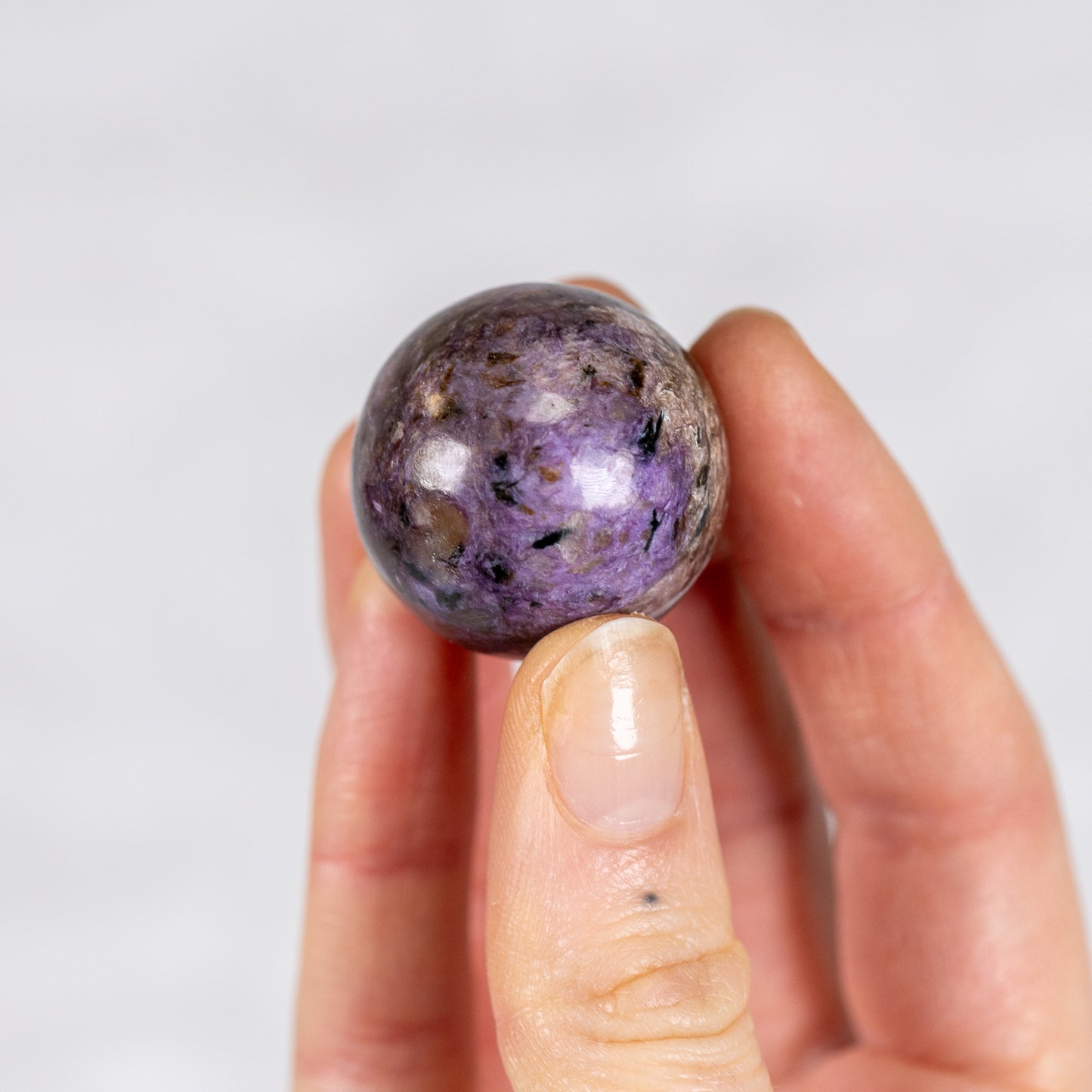 Charoite Sphere - FRIDAY