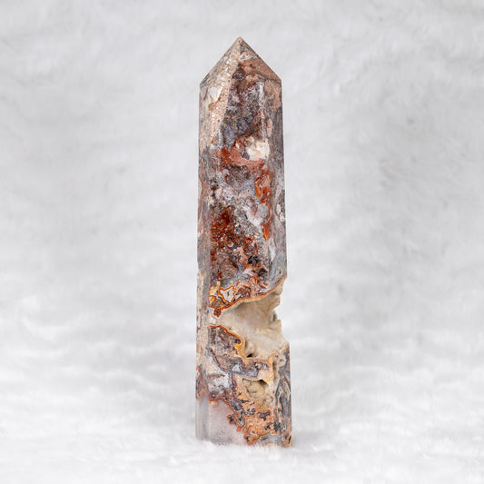 Crazy Lace Agate Tower Druzy