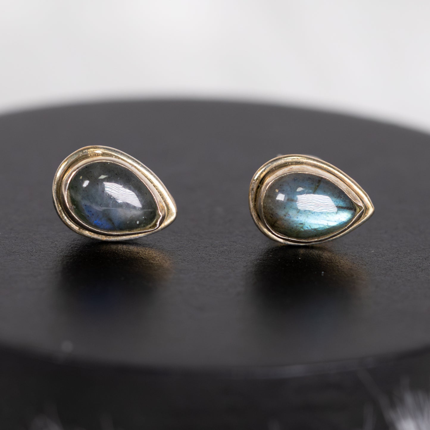Sterling Silver Labradorite Stud Earrings