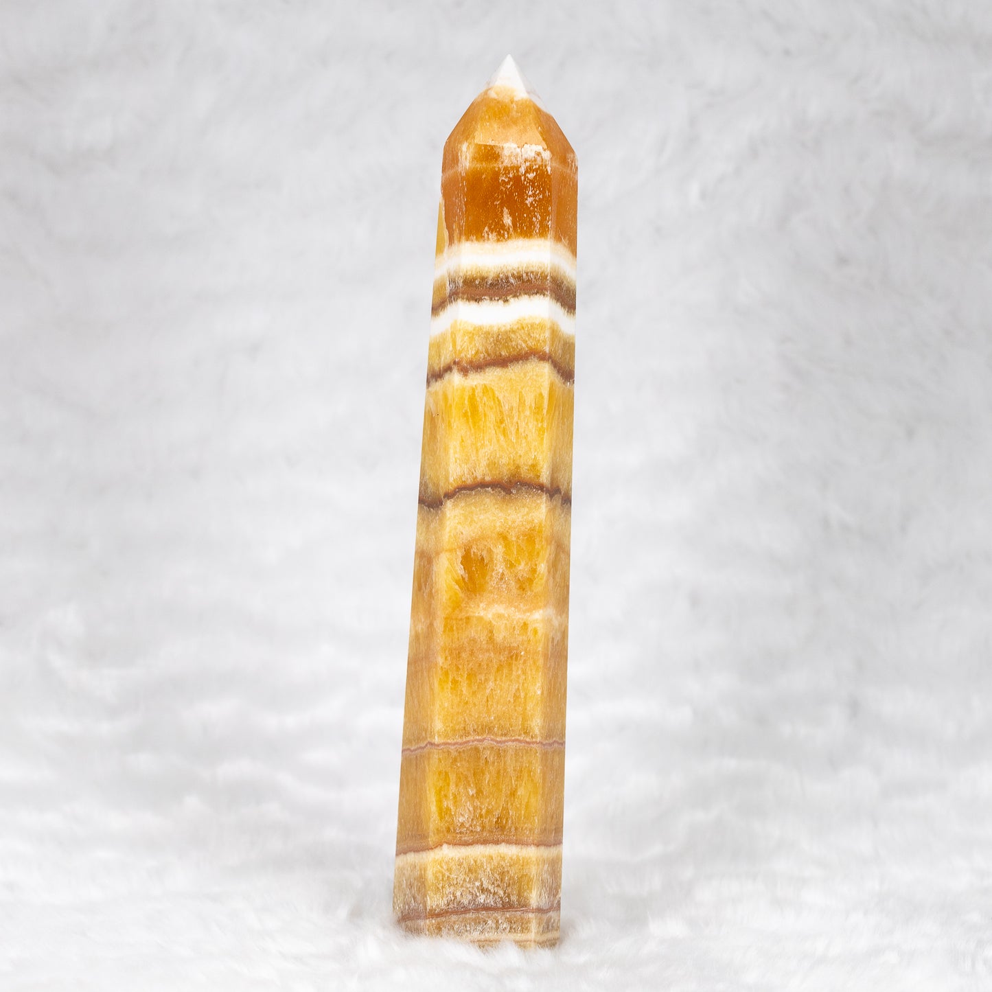 Juicy Orange Calcite Tower