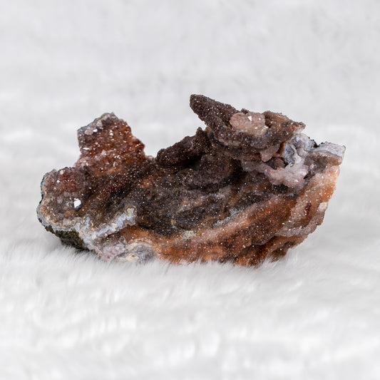 Red Amethyst Moroccan Cluster