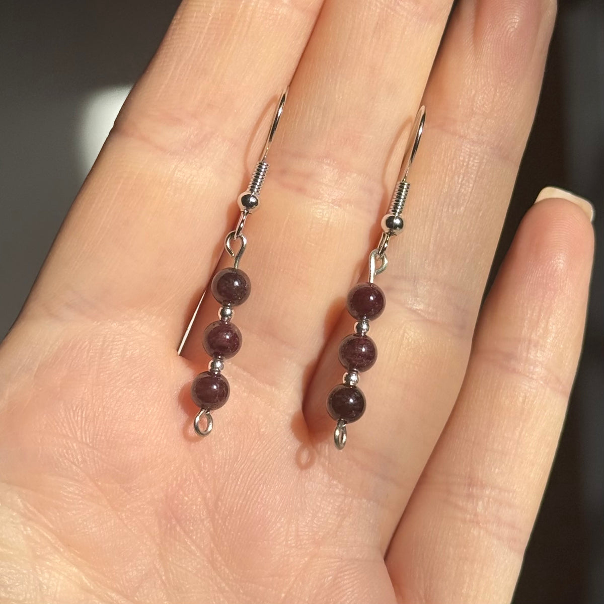 Garnet Earrings